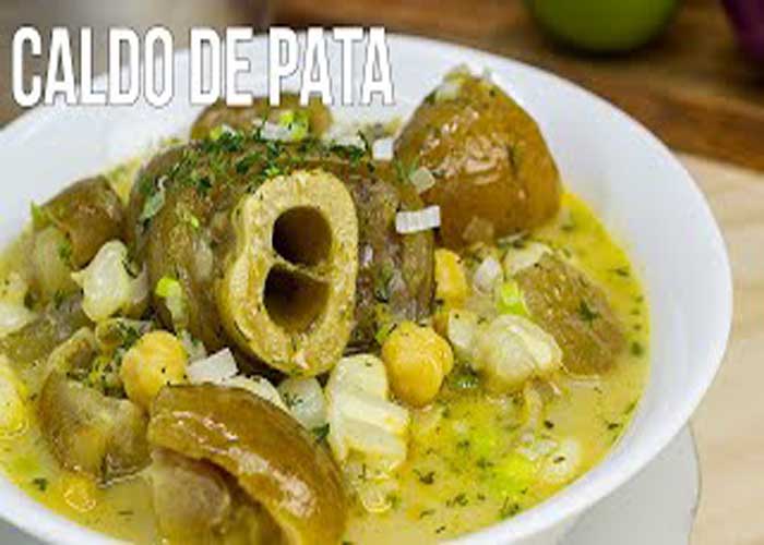 Receta de SOPA DE PATA DE RES↓ fácil y rapidas